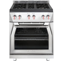 Forza 30" 5.2 cu. ft. Stainless Steel Pro-Style Gas Range (FR304GN) Ranges Forza
