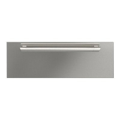 FORZA electric warming drawer front panel with recessed handle area