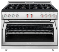 Forza 48" 7.8 cu. ft. Stainless Steel Pro-Style Gas Range (FR488GN) Ranges Forza