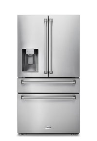 Thor Kitchen 36" Professional French Door Refrigerator with Ice and Water Dispenser (TRF3601FD) Refrigerators Thor Kitchen