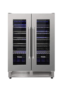 Thor Kitchen 42 Bottle Dual Zone Built-in Wine Cooler (TWC2402) Wine Coolers Thor Kitchen