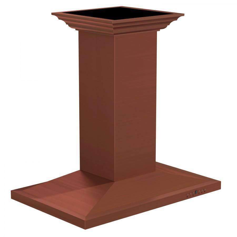 ZLINE 30Inch Designer Series Copper Finish Island Range Hood (8GL2Ci