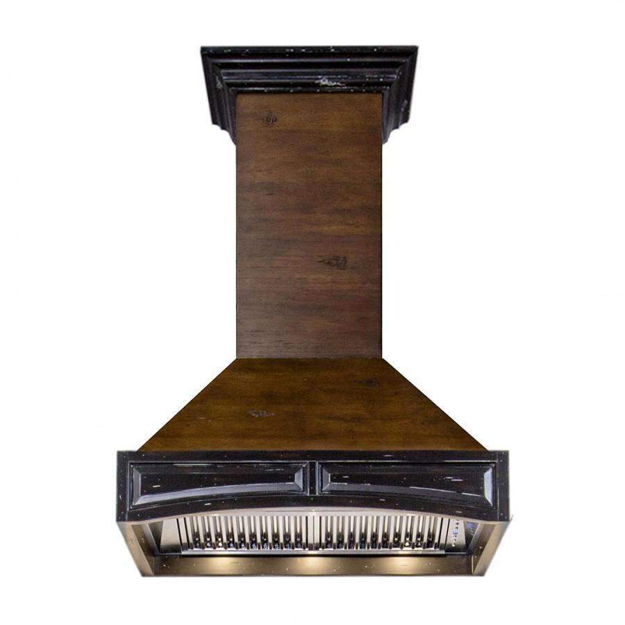 ZLINE 30-Inch Unfinished Wooden Wall Mount Range Hood (373UF-30)
