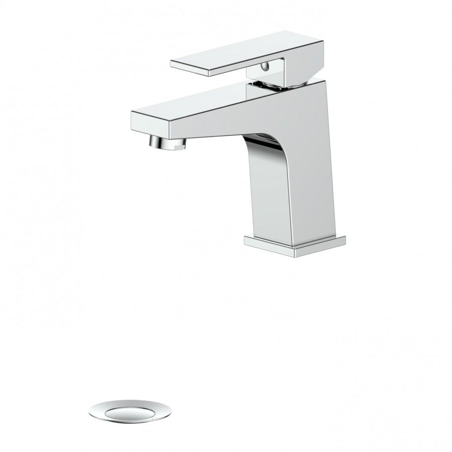 ZLINE South Lake chrome single-handle bath faucet with rectangular spout