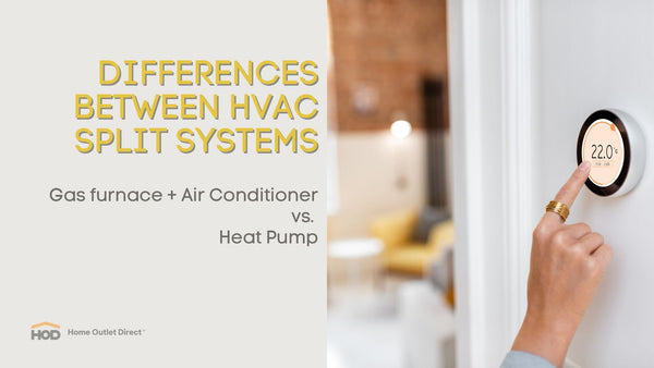 What is the Difference between HVAC Split Systems: Gas Furnace & AC vs. Heat Pump Systems