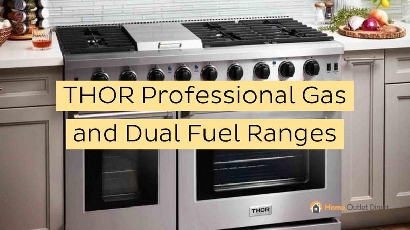 THOR Professional Gas and Dual Fuel Ranges