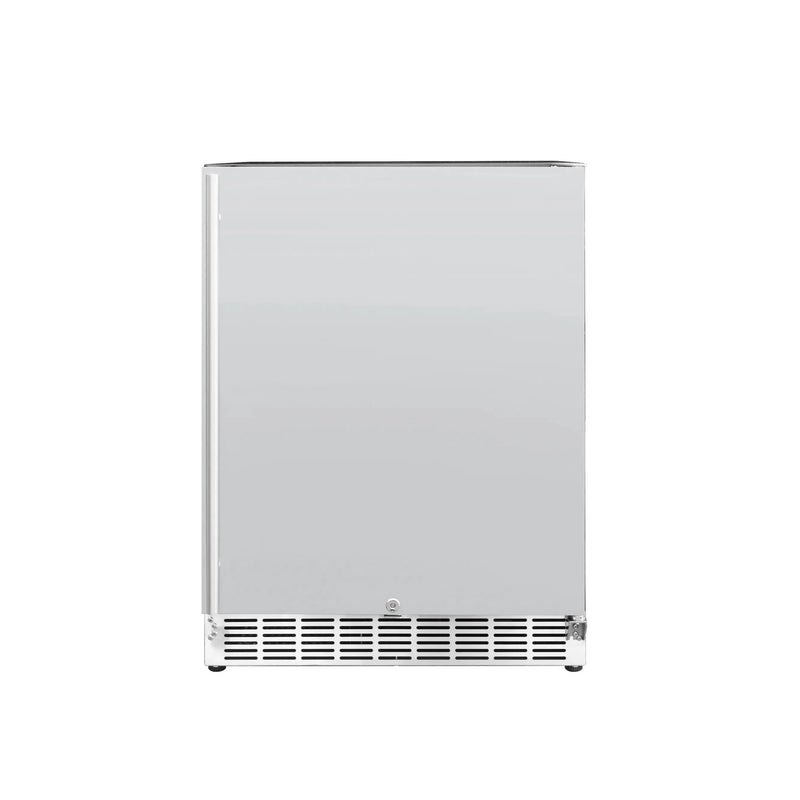 TrueFlame 24-Inch 5.1 Cu. Outdoor Rated Fridge with Right Hinge (AMD-RFR-24S-A)