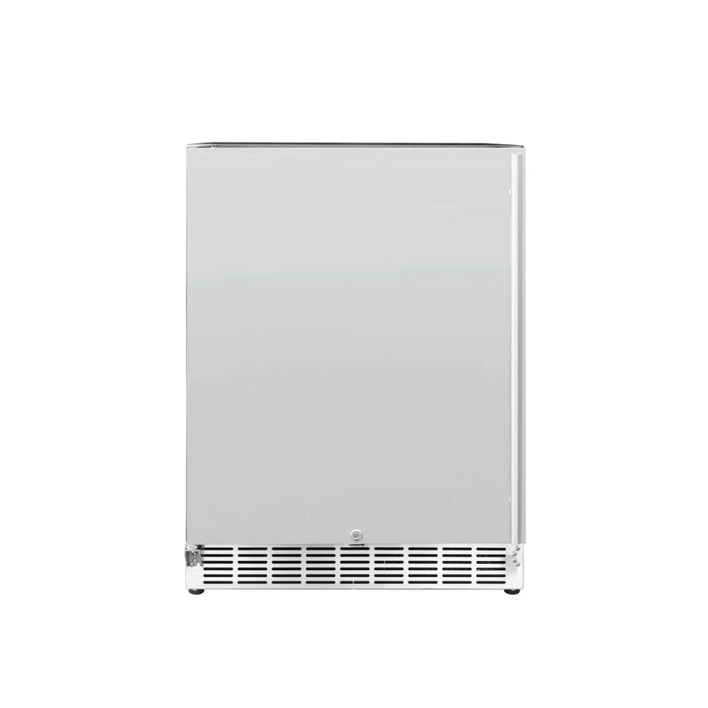 TrueFlame 24-Inch 5.1 Cu. Outdoor Rated Fridge with Left Hinge (AMD-RFR-24S-AR)