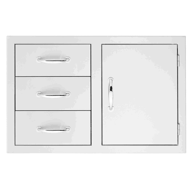 TrueFlame 33-Inch 3-Drawer & Access Door Combo (TF-DC3-33)