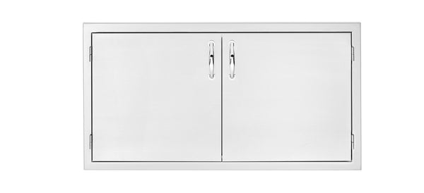 TrueFlame 36-Inch 2-Drawer Dry Storage Pantry & Enclosed Cabinet Combo (TF-DP-36DC)