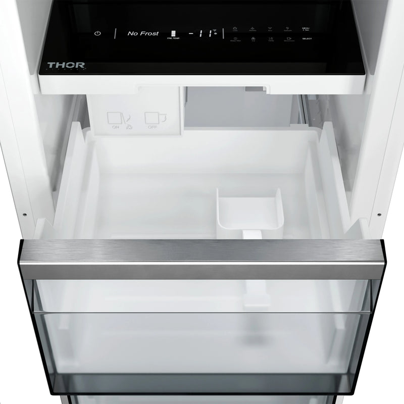 Thor Kitchen X-Series 18-Inch 8.6 Cu. Ft. Panel Ready Column Freezer w Thor Kitchen X-Series 18-Inch 8.6 Cu. Ft. Panel Ready Column Freezer w
