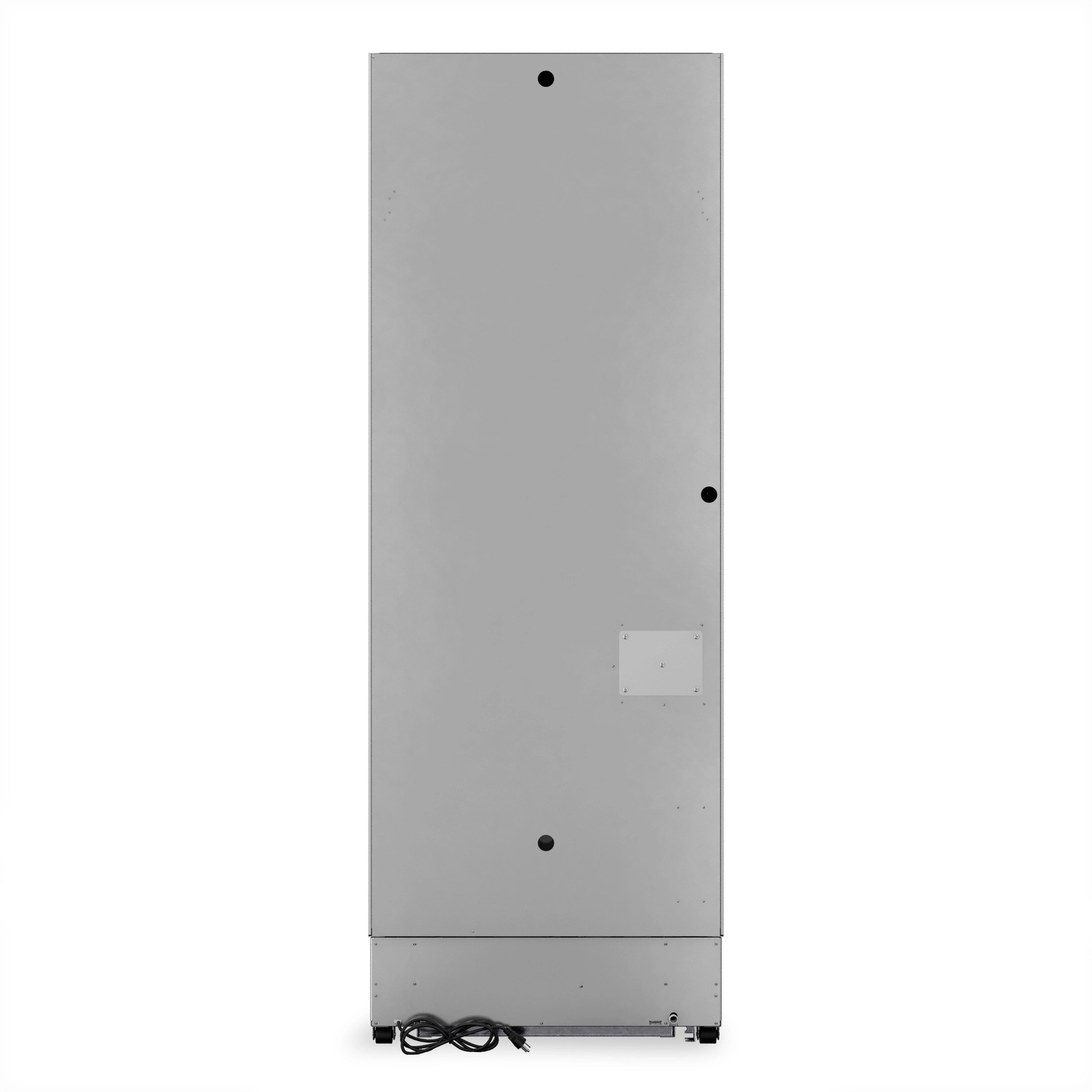Panel-ready column refrigerator back panel with power cord at base