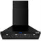 Kostch 48-Inch 1200 CFM Convertible Wall-Mounted Range Hood in Black (KOS-48RH09M)
