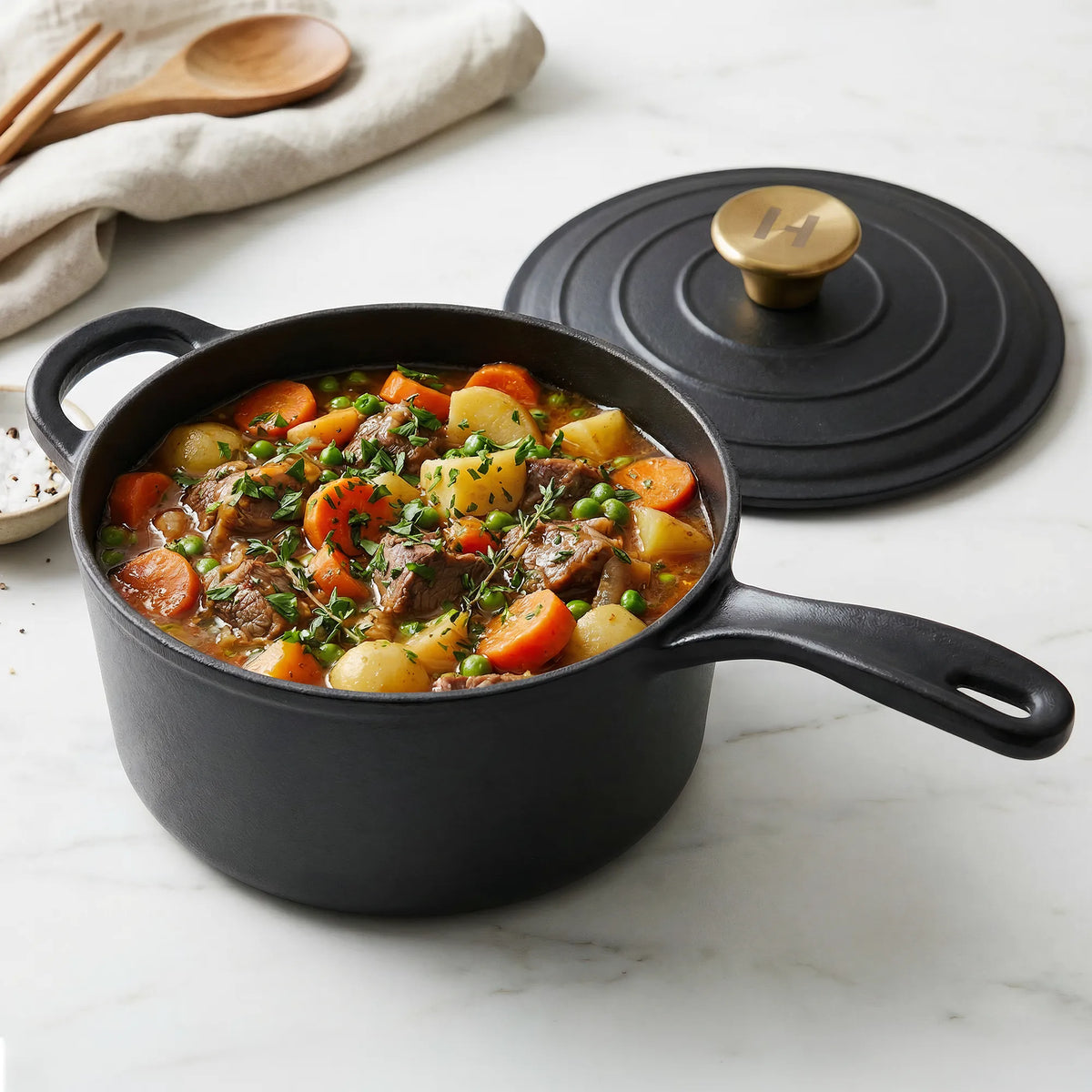 Induction Hardware PNS-CI-BLCK-POT-8 Hero Photo - Home Outlet Direct