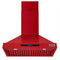 Kostch 30-Inch 600 CFM Convertible Wall-Mounted Range Hood in Red (KOS-30RH09M)