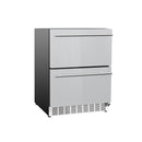 TrueFlame 24-Inch 5.01 Cu. Ft. Deluxe Outdoor Rated Refrigerator in Stainless Steel (AMD-RFR-24DR2-A)