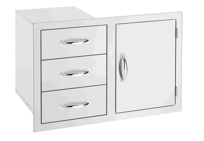 TrueFlame 33-Inch 3-Drawer & Access Door Combo (TF-DC3-33)