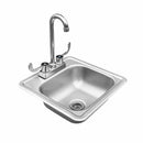 TrueFlame 15-Inch 1.7 Cu. Ft. Drop-in Sink (TF-NK-15D)