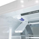 Thor Kitchen X-Series 60-Inch 32.2 Cu. Ft. Panel Ready Refrigerator with Bottom Freezer, Internal Water Dispenser and Ice Maker (XRF60)