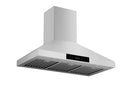 Hauslane Wall Mount Touch Control Range Hood with Stainless Steel Filters in Stainless Steel (WM-538SS)