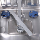 Kostch 24-Inch Top Control Built-In Dishwasher with Bronze Handle & Third Rack in White (KOS-24DWN06H-W)