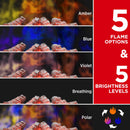 TURBRO Eternal Flame EF26-PB Electric Fireplace Logs, 1500W Infrared Heating (707-98-152A)