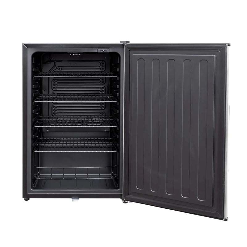 TrueFlame 22-Inch 4.1 Cu. Outdoor Rated Fridge with Reversible Door (AMD-RFR-22S)