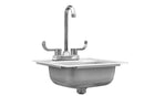 TrueFlame 15-Inch 1.7 Cu. Ft. Drop-in Sink (TF-NK-15D)
