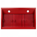 Kostch 36-Inch 600 CFM Convertible Wall-Mounted Range Hood in Red (KOS-36RH09M)