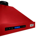 Kostch 30-Inch 600 CFM Convertible Wall-Mounted Range Hood in Red (KOS-30RH09M)