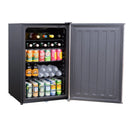 TrueFlame 22-Inch 4.1 Cu. Outdoor Rated Fridge with Reversible Door (AMD-RFR-22S)