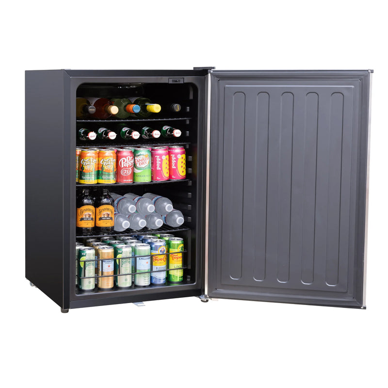 TrueFlame 22-Inch 4.1 Cu. Outdoor Rated Fridge with Reversible Door (AMD-RFR-22S)