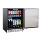 TrueFlame 24-Inch 5.1 Cu. Outdoor Rated Fridge with Right Hinge (AMD-RFR-24S-A)