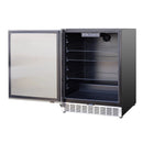 TrueFlame 24-Inch 5.1 Cu. Outdoor Rated Fridge with Left Hinge (AMD-RFR-24S-AR)