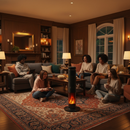 Parrot Uncle 1500W Electric Space Heaters with Digital LED Display Remote Control (1606F)