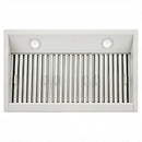 Kostch 36-Inch 600 CFM Convertible Wall-Mounted Range Hood in White (KOS-36RH09M)