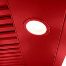 Kostch 48-Inch 1200 CFM Convertible Wall-Mounted Range Hood in Red (KOS-48RH09M)