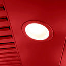 Kostch 30-Inch 600 CFM Convertible Wall-Mounted Range Hood in Red (KOS-30RH09M)