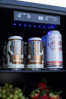 TrueFlame 15-Inch 3.2 Cu. Ft. Outdoor Rated Refrigerator with Glass Door (AMD-RFR-15G)