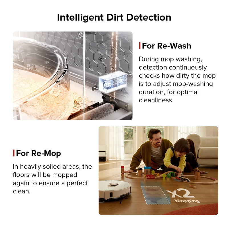 Roborock S8 Max Ultra with  8-in-1 RockDock® Ultra with 10000 Pa Suction Power and VibraRise Mopping System