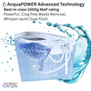 Forno Acqua Luxurious Smart Toilet, Includes Auto Flush, Auto Lid, Powerful Flush, Sleek Tankless Design Ideal for Powder Rooms (CSTPA0)