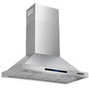 Kostch 48-Inch 1200 CFM Convertible Wall-Mounted Range Hood in Stainless Steel (KOS-48RH09M)