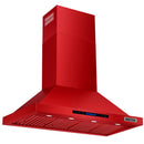 Kostch 48-Inch 1200 CFM Convertible Wall-Mounted Range Hood in Red (KOS-48RH09M)