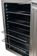 TrueFlame 22-Inch 4.1 Cu. Outdoor Rated Fridge with Right Hinge and Upgraded Stainless Steel Door & Handle  (AMD-RFR-22D)