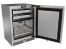 Perlick 24-Inch Luxe Undercounter Dual Zone Beverage Center with 4.7 Cu. Ft. Capacity, RAPIDCOOL Technology in Panel Ready Solid Door (G5BZ24SL)