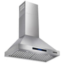 Kostch 30-Inch 600 CFM Convertible Wall-Mounted Range Hood in Stainless Steel (KOS-30RH09M)