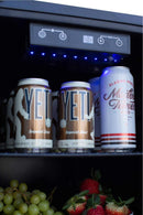 TrueFlame 15-Inch Outdoor Rated Refrigerator with Stainless Door (AMD-RFR-15S)