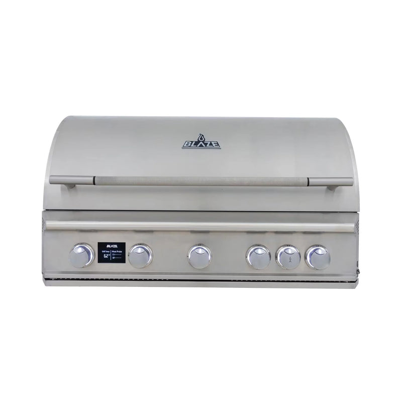 Blaze LTE PRO 40-Inch 5 Burner Built-in Propane Gas Grill with Digital Temperature Screen & Rear Infrared Burner (BLZ-5LTEPRO-LP)
