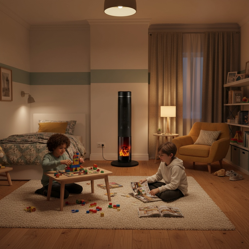 Parrot Uncle 1500W Electric Space Heaters with Digital LED Display Remote Control (1606F)