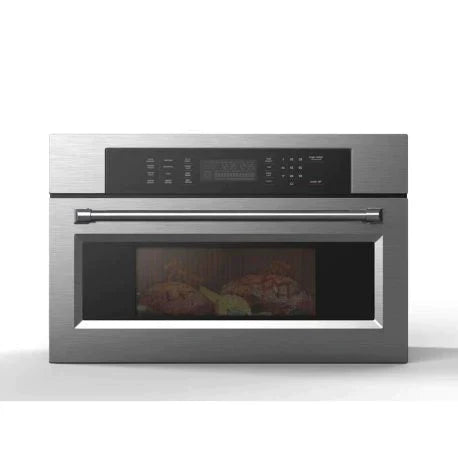 Kucht 5-Piece Appliance Package - 48-Inch Dual Fuel Range in Propane Gas with Refrigerator, Under Cabinet Hood, Dishwasher, & Microwave Oven in Stainless Steel (APK5-KDF482/LP-S-20A-MWO)